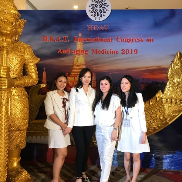SkinMTX Thailand attended the showcase at H.E.A.T. Annual Congress on Anti-aging Medicine 2019